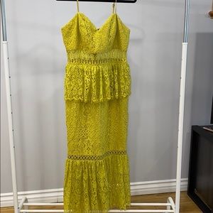 Asos Lime yellow dress
